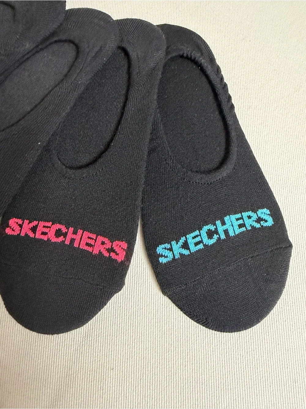Skechers Women’s Black No-Show Socks - Pack of 4